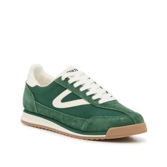 Tretorn Rawlins Green & White Sneaker - Women's - Picture 1 of 8